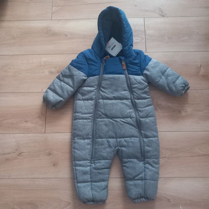 NOWY kombinezon zimowy na zimę szary dla chłopca rozmiar 80