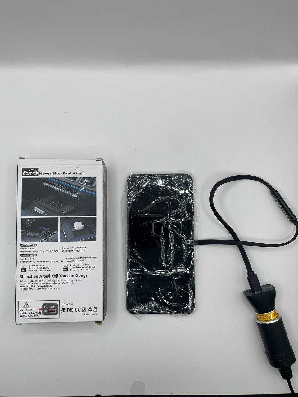 POLMXS Ładowarka Samochodowa MagSafe 15W Bezprzewodowa 4011