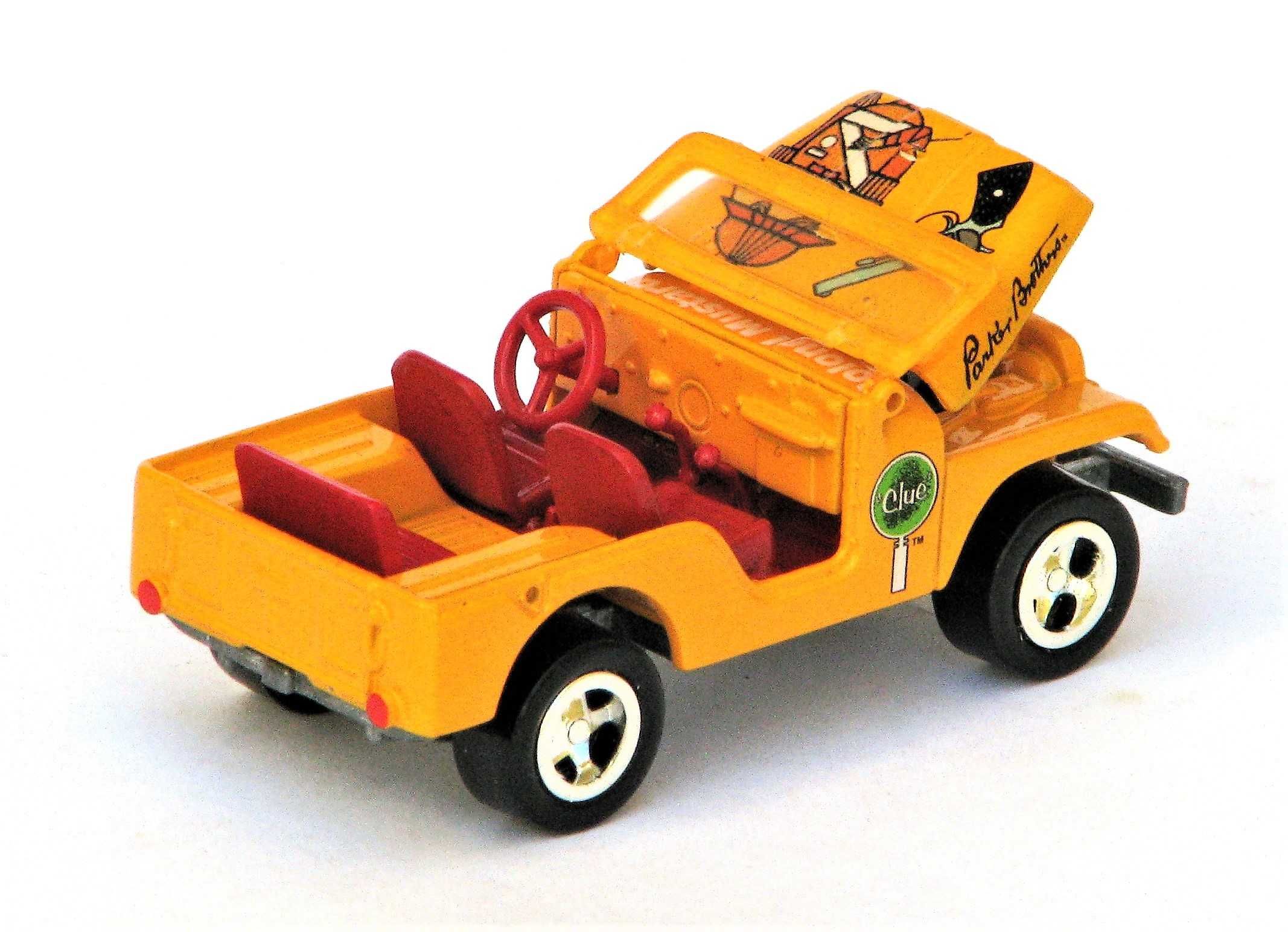 Jeep Willys CJ5 Johnny Lightning 1/64 Coronel Mustarda