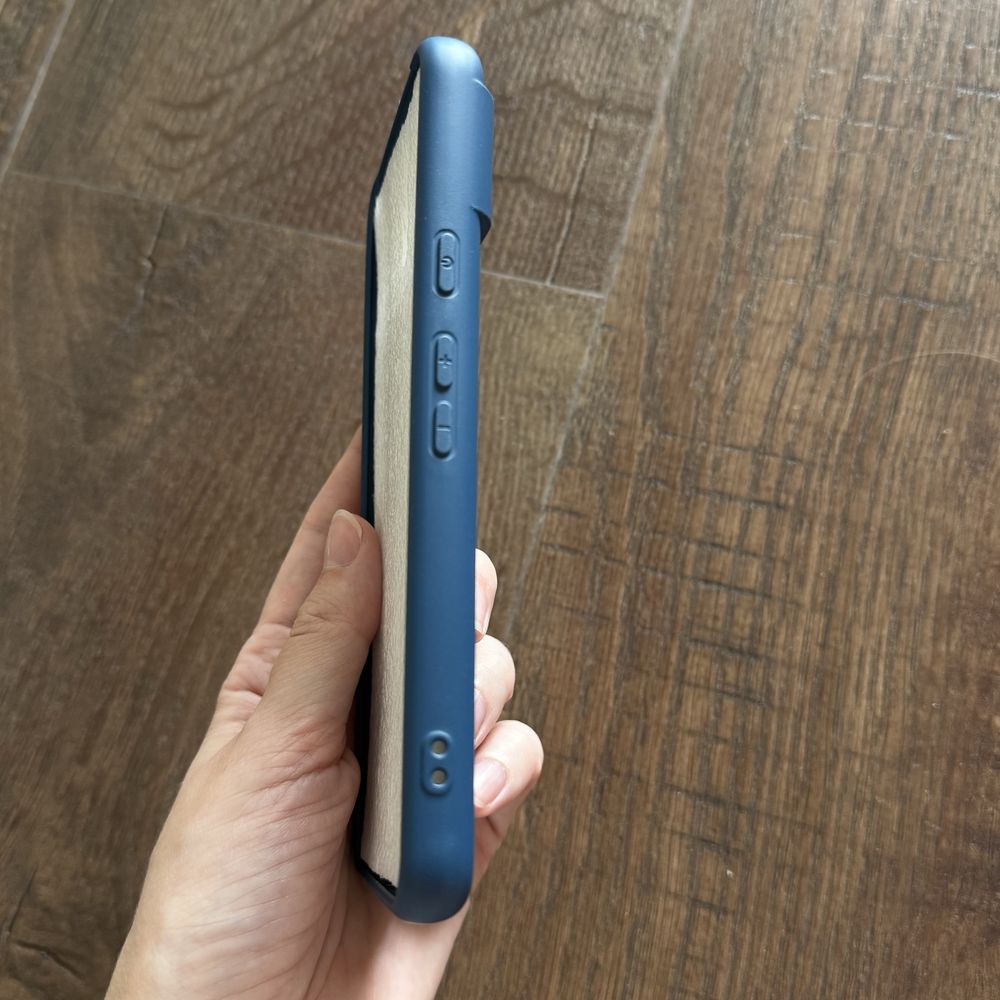 Google Pixel 8 etui niebieskie granatowe nowe plecki