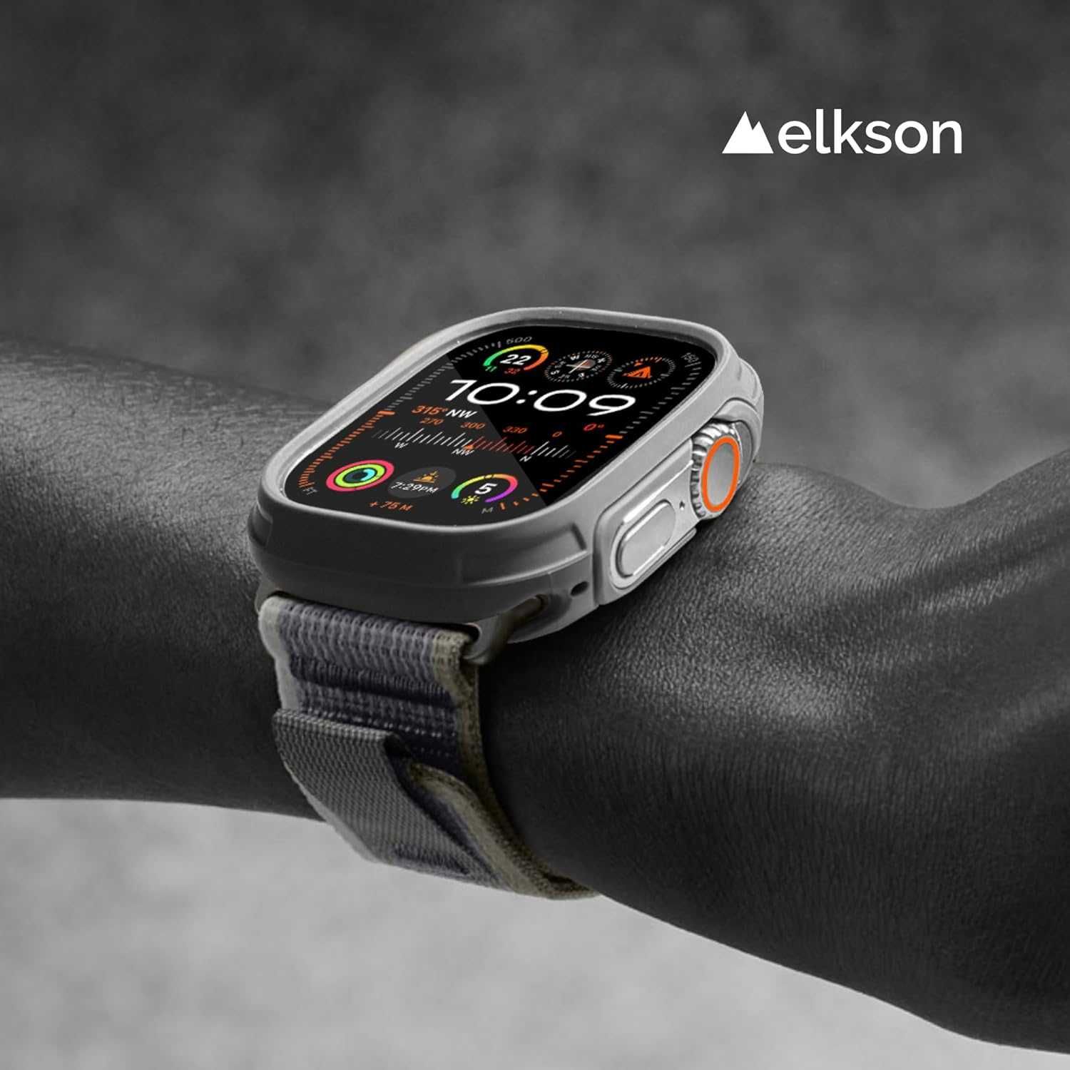 Чехол со стеклом elkson Rugged Чехол для Apple Watch Ultra 2 / 1