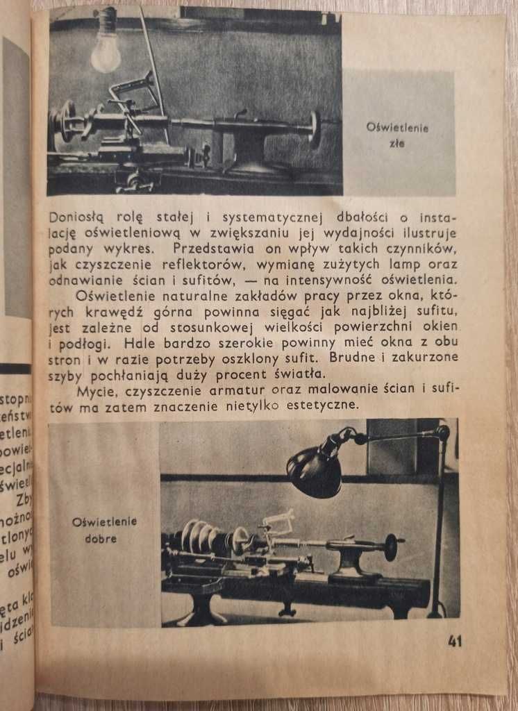 Kalendarz BHP 1936r Bezpieczeństwa i Higieny Pracy