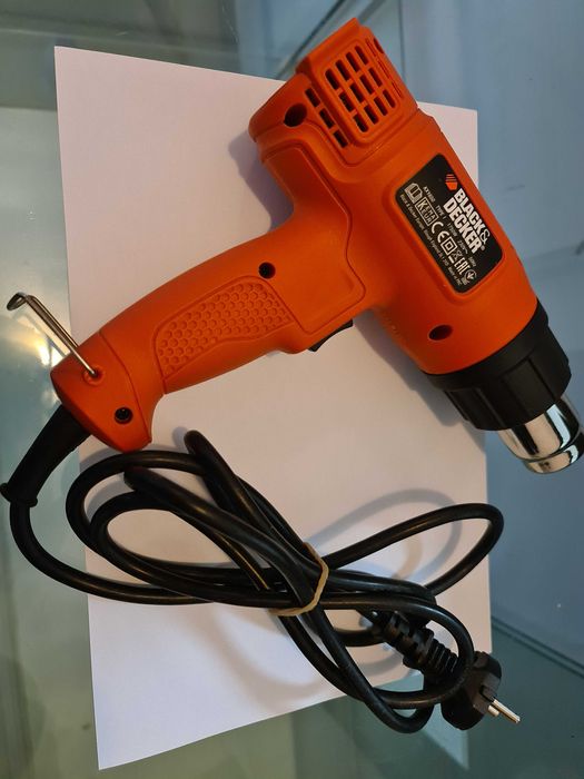 Pistola de Calor/Ar Quente 1750W (Preto/Laranja) - BLACK&DECKER