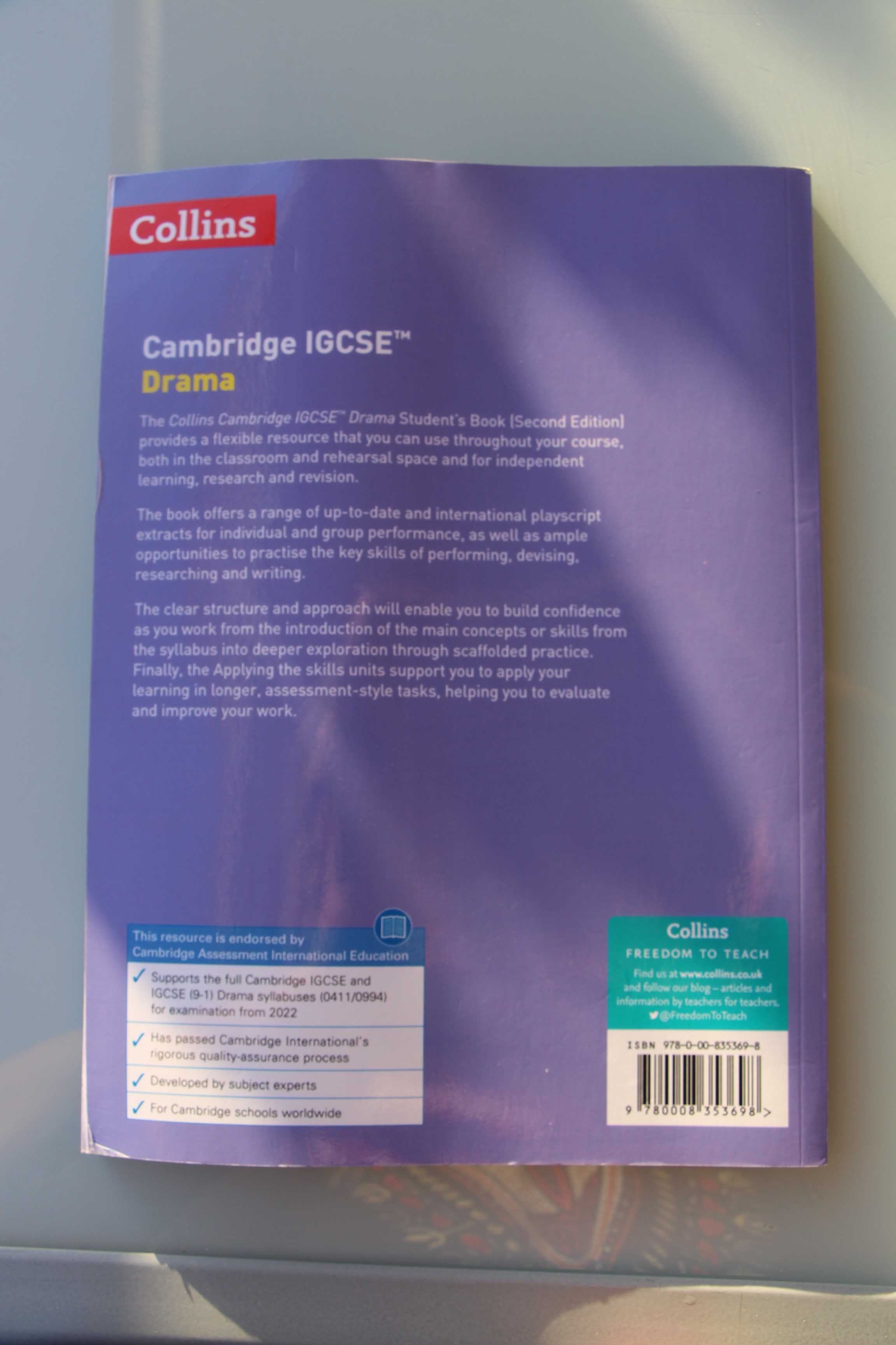 Cambridge IGCSE Drama Student Book