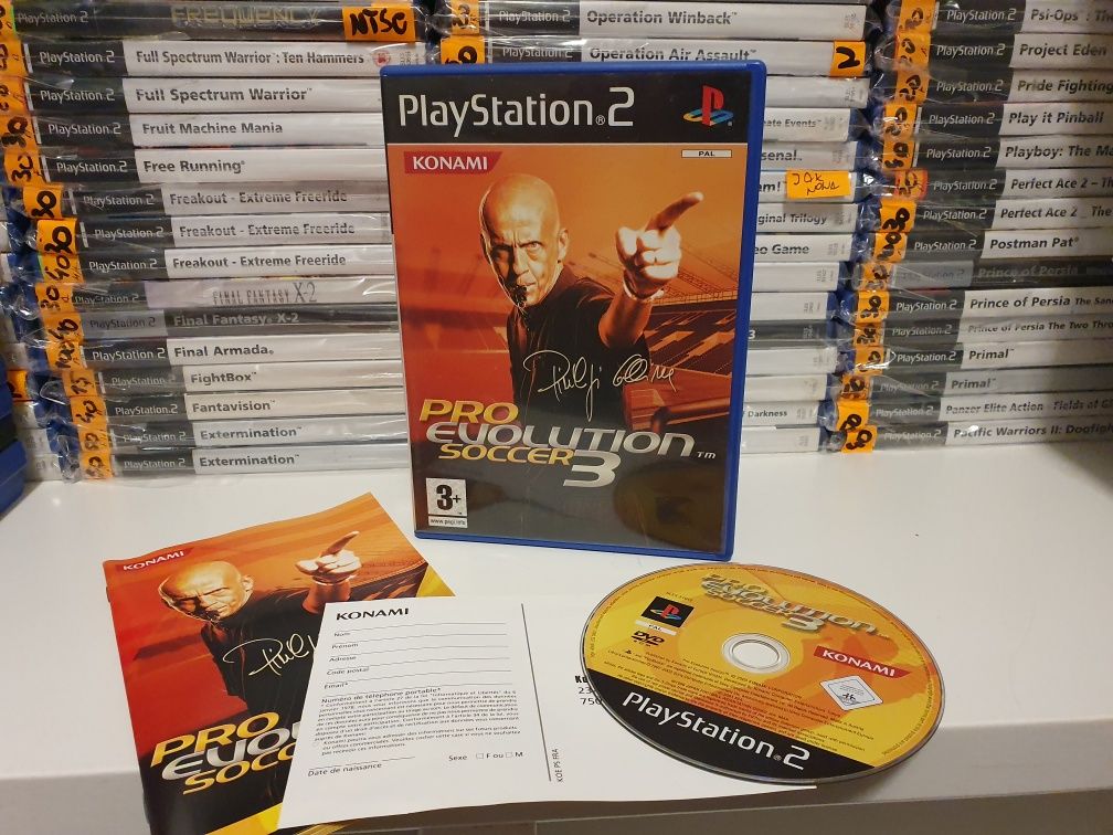 Gra gry ps2 playstation 2 PES 3 Pro Evolution Soccer 2003 kolekcjoner