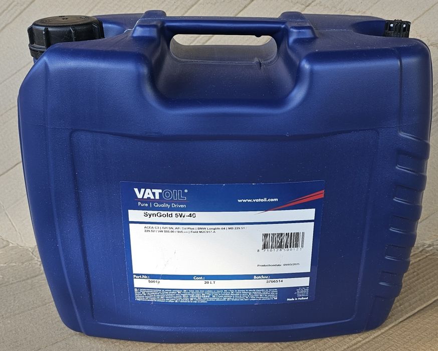 Моторна олива 5W-30, 5W-40, 10W-40