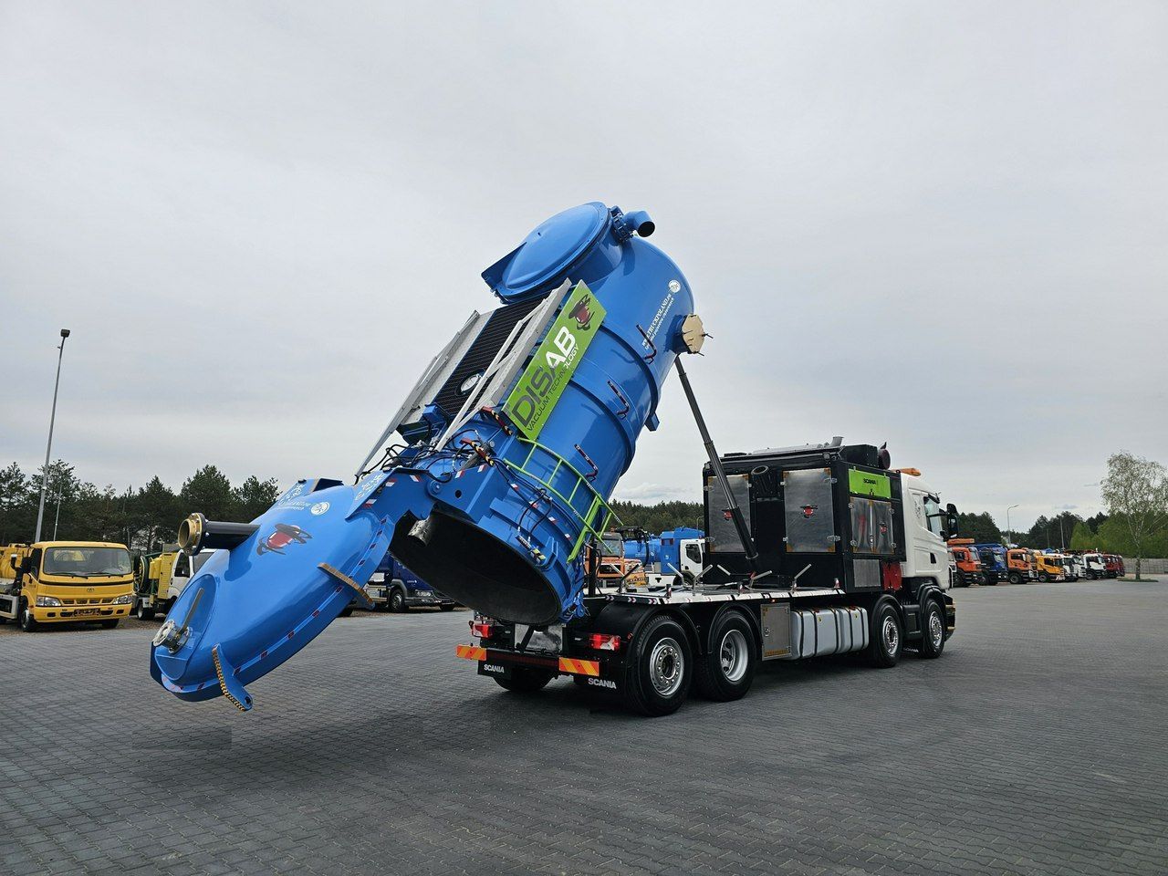 Scania Disab Centurion P210/9 Ładowarka próżniowa ssąca  koparka ssąca substancje sypkie odkurzacz WUKO Saugbagger