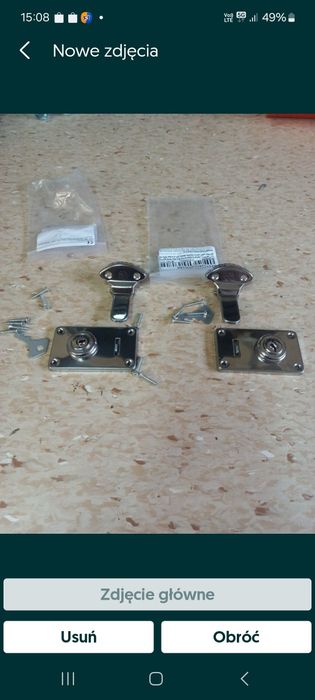 Zamki do futerału walizki