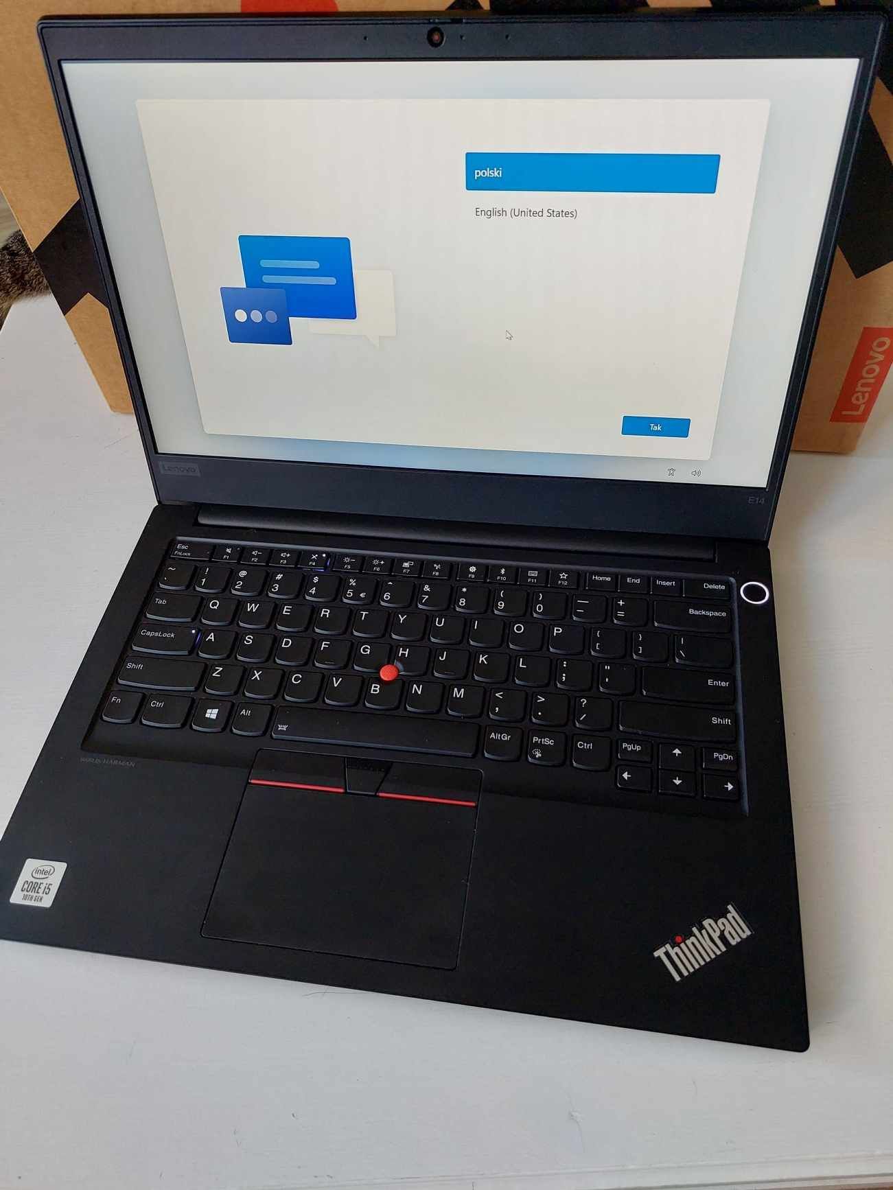 Lenovo ThinkPad E14 16GB/256GB i5-10210U, 14