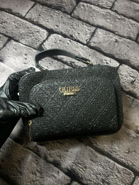 РАСПРОДАЖА -60% Женская сумка Брендовая черная Гесс через плече люкс