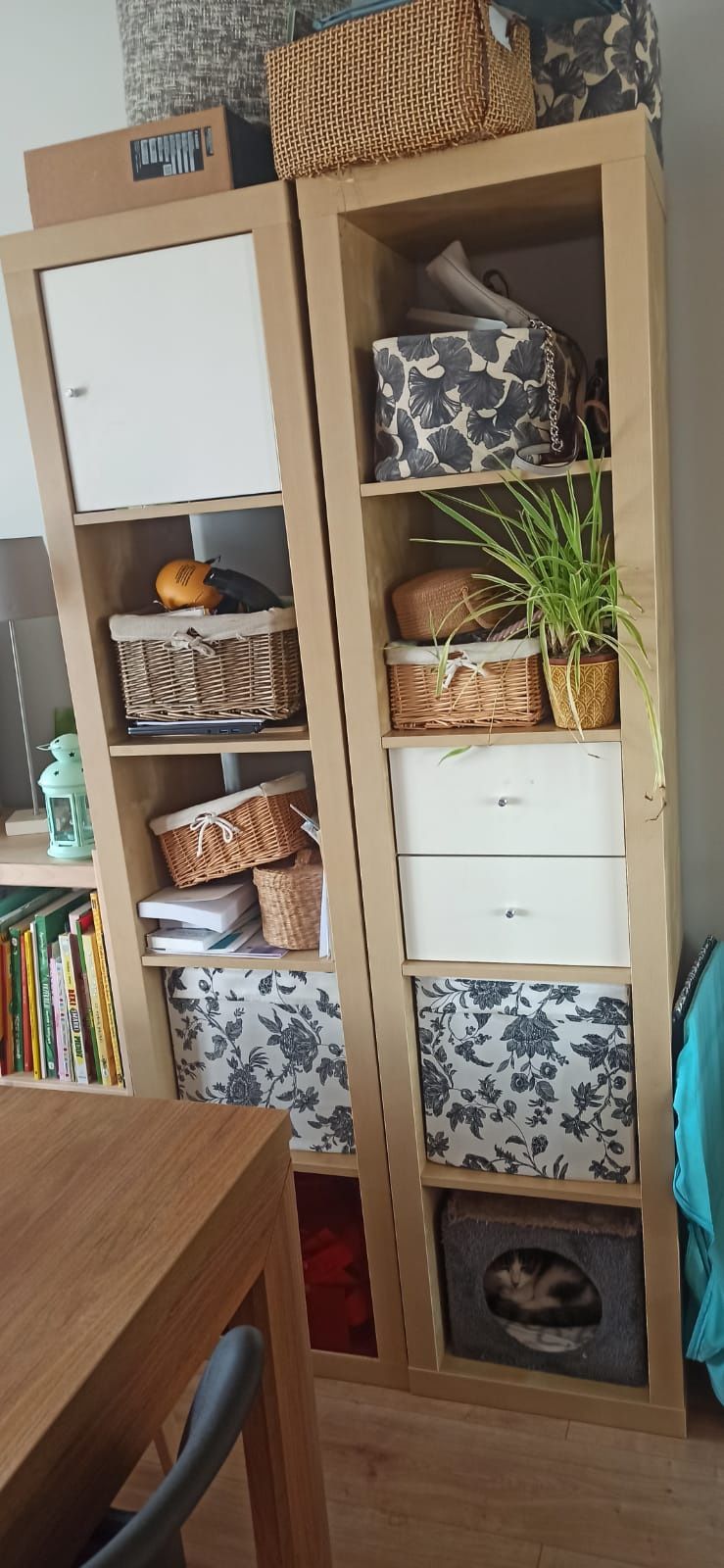 Regał Kallax Ikea 5x1 dwie sztuki