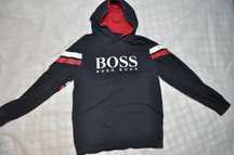 HUGO BOSS L męska bluza z kapturem i długim rękawem cienka  i13v