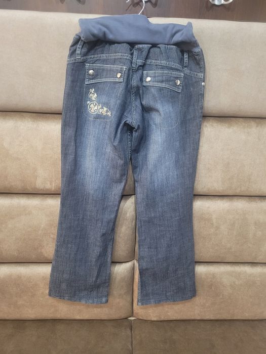 Jeansowe spodnie ciążowe 9fashion, rozmiar M