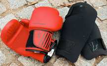 Luvas e Caneleiras Kickboxing