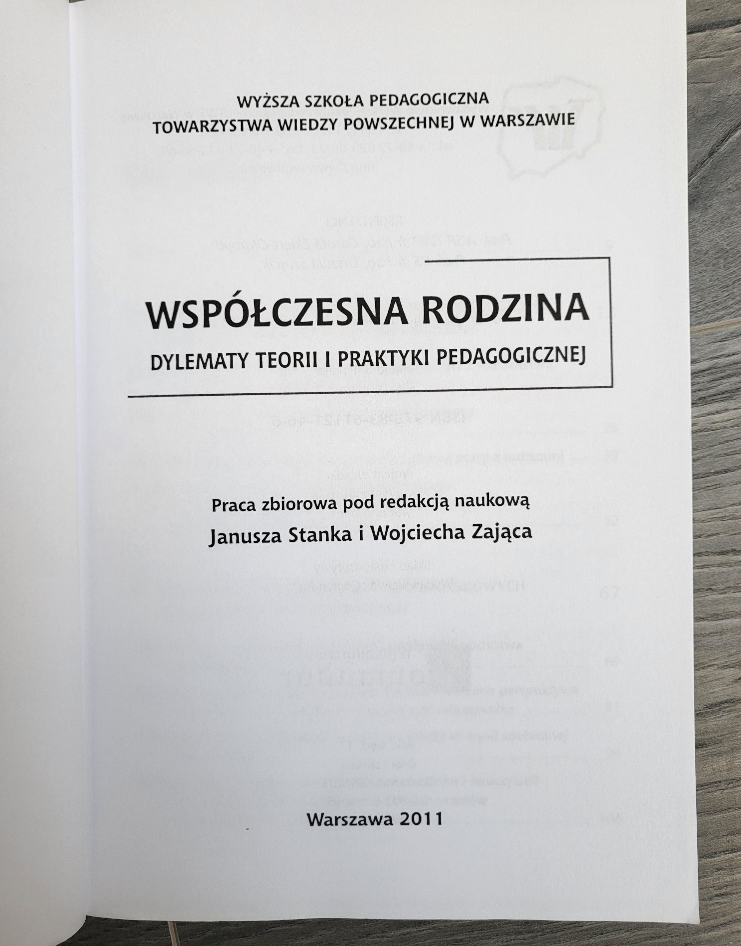 Książka współczesna rodzina dylematy teorii i praktyki pedagogicznej