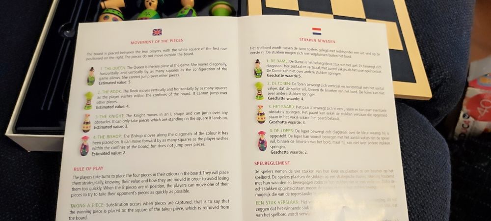 Jogo de xadrez introdutório