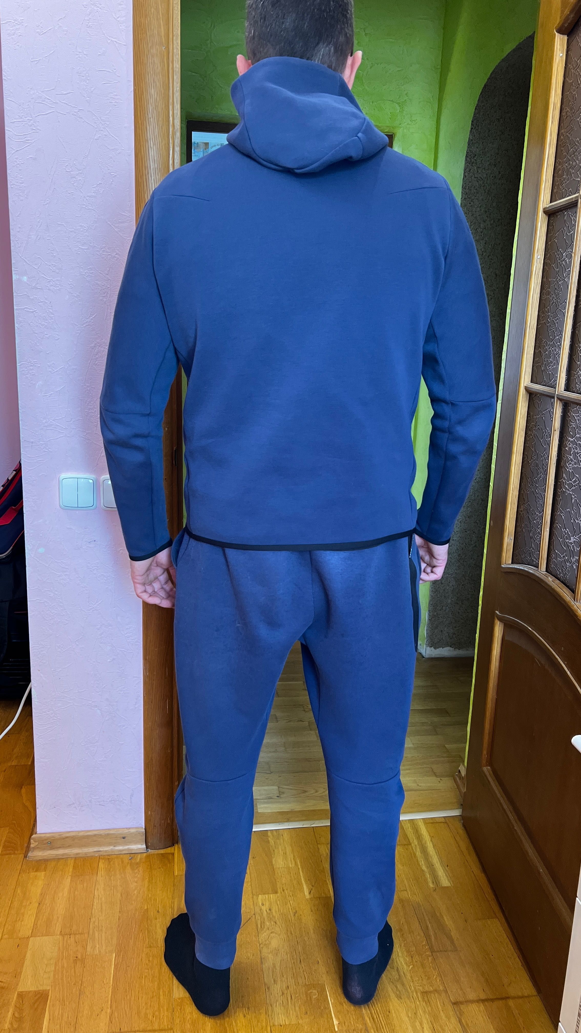 Спортивный костюм NIKE SPORTSWEAR TECH FLEECE BLUE оригинал.размер  L
