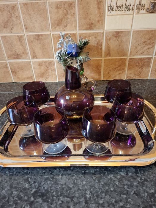 Бокалы ремеры цветной хрусталь Германия