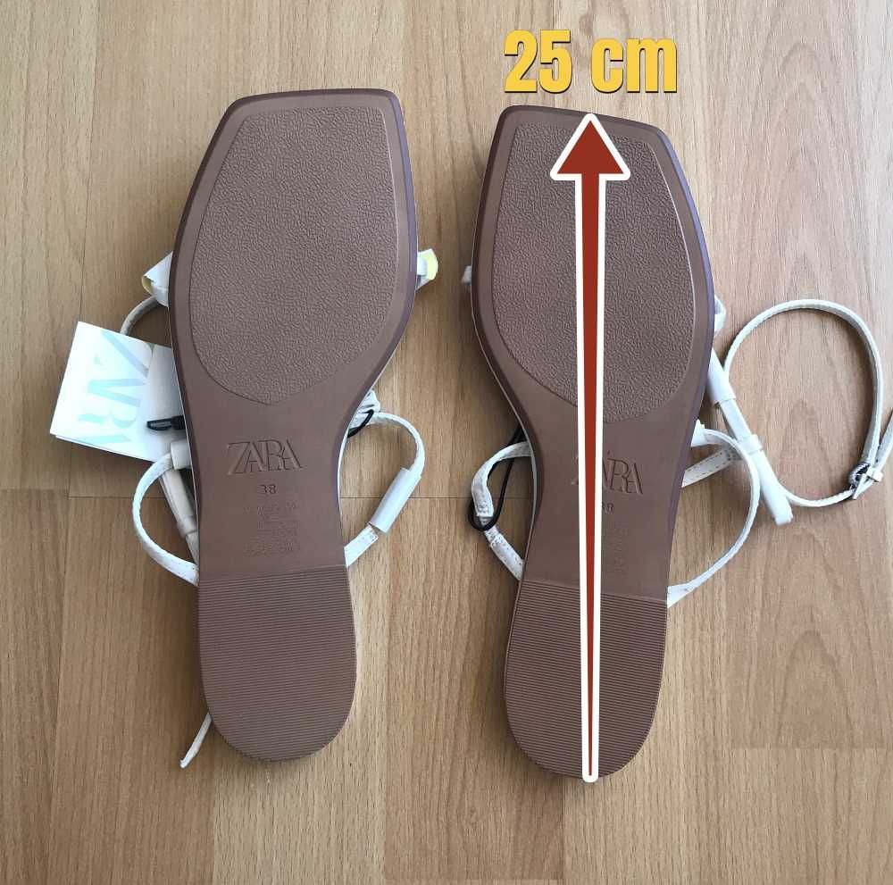 Sandálias Zara Novas com etiqueta nº38 Elegantes e Confortáveis