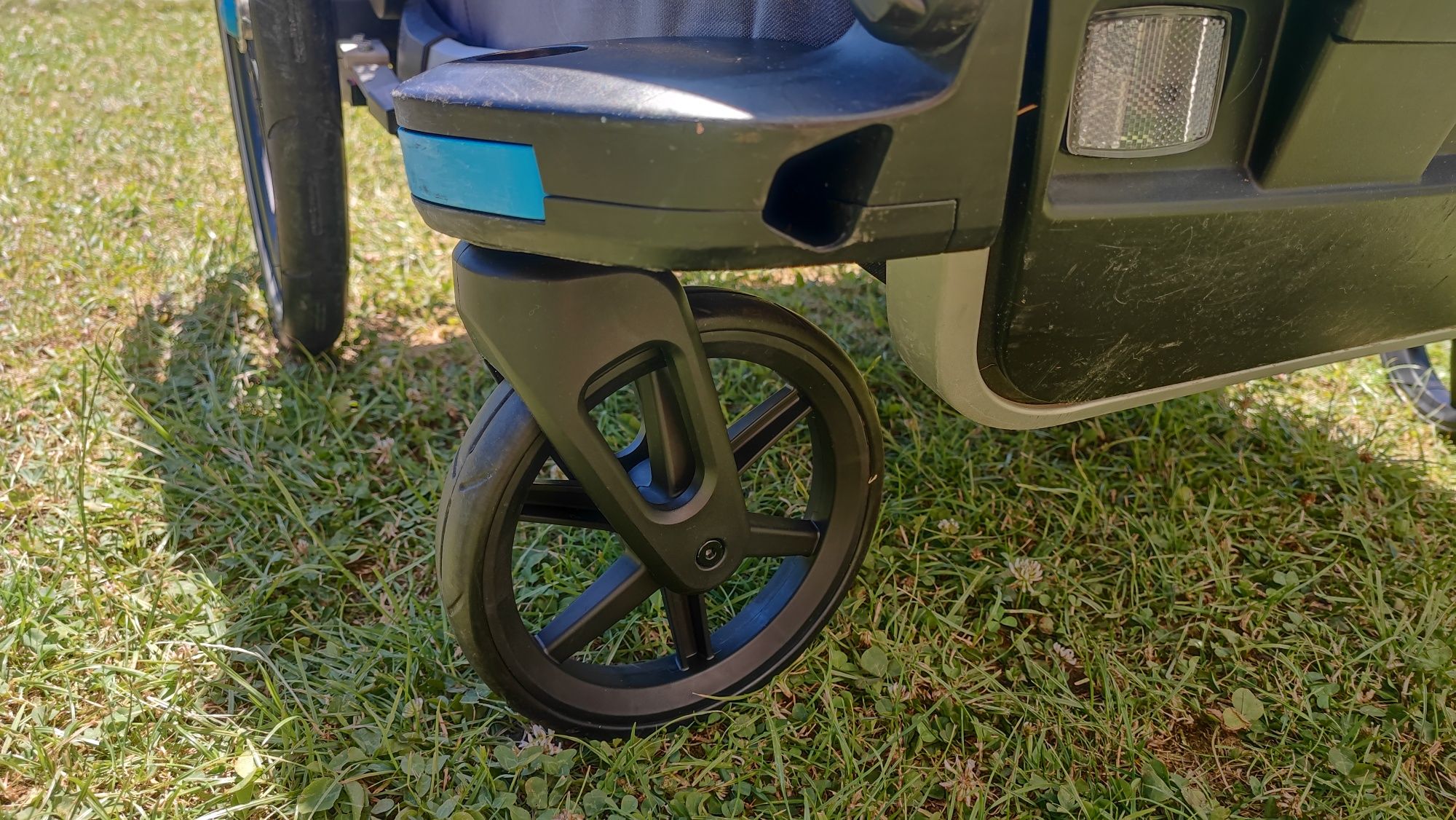 Przyczepka/ wózek Thule Chariot lite 2 dwu osobowa + osłonka przeciwde