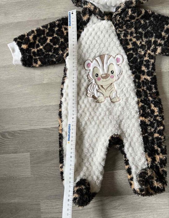 Kombinezon dziecięcy w panterkę 0-4 miesiące