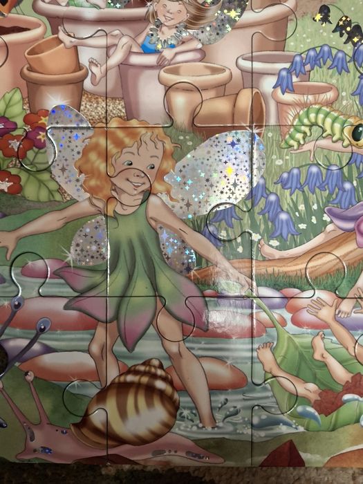 Блискучий, сяючий пазл Galt Fairy garden 60шт