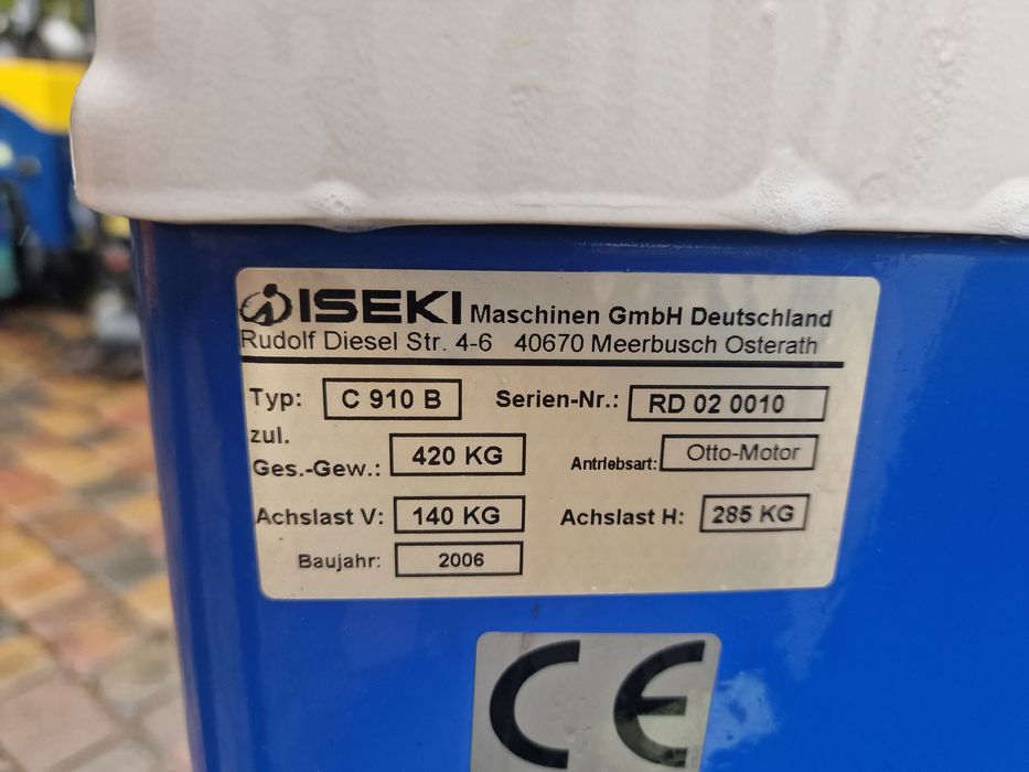 Zamiatarka iseki c 910 silnik honda