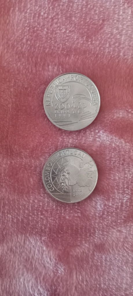 Moedas raras de colecção em prata