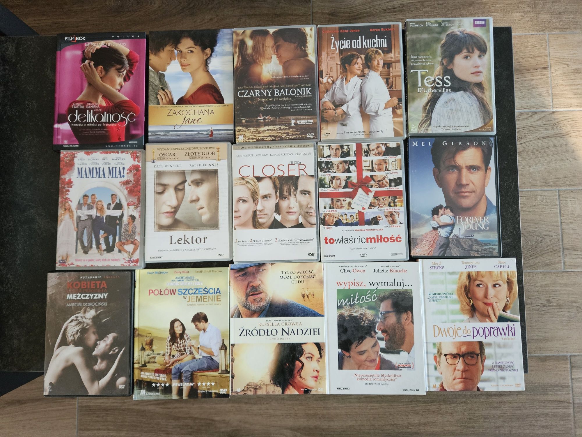 Filmy romantyczne na DVD