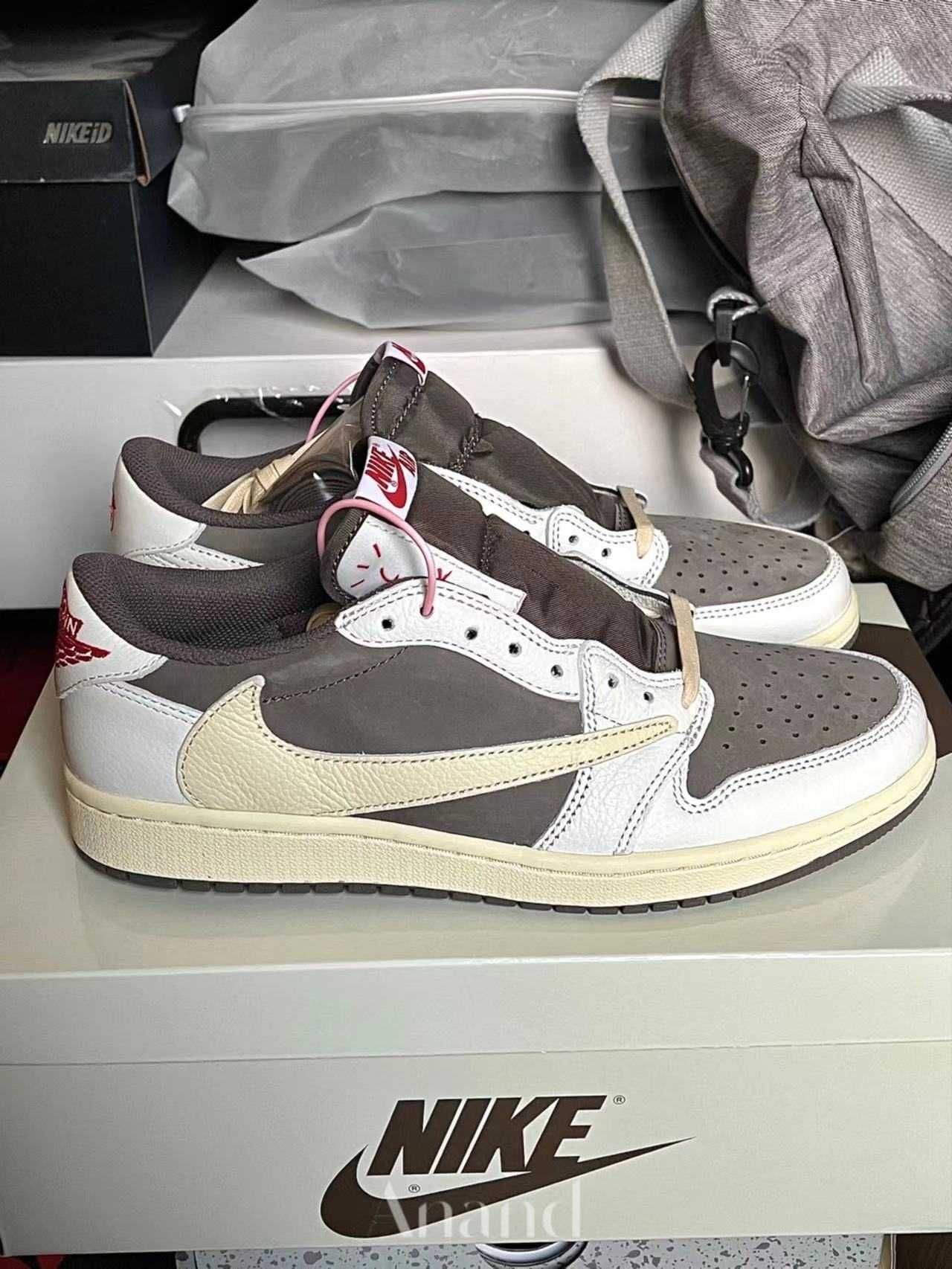 TS x Jordan1 Low Reverse Mocha Buty do koszykówki Trampki