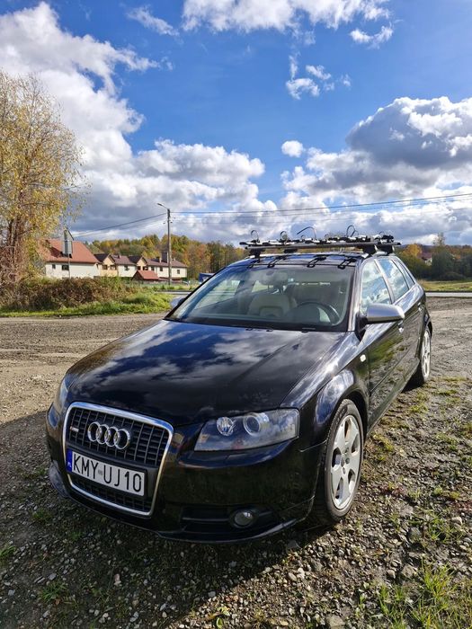 Audi A3 Sportback Niezawodne audi a3 8p , s-line, beżowa skóra, BMM
