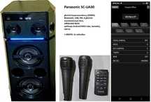 Panasonic SC-UA30, POWER AUDIO,  radioFM, BT, Android APP, OPT-IN