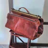 Саквояж дорожная сумка Tonelli Uomo, Италия, натуральная кожа