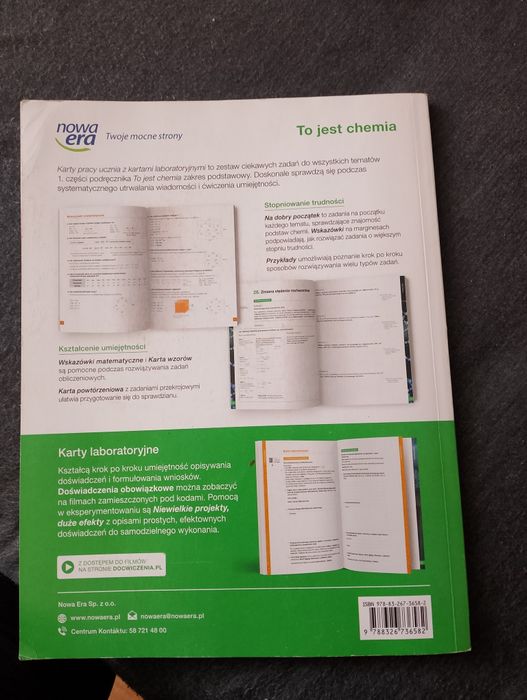 Karty pracy ucznia To jest chemia klasa 1