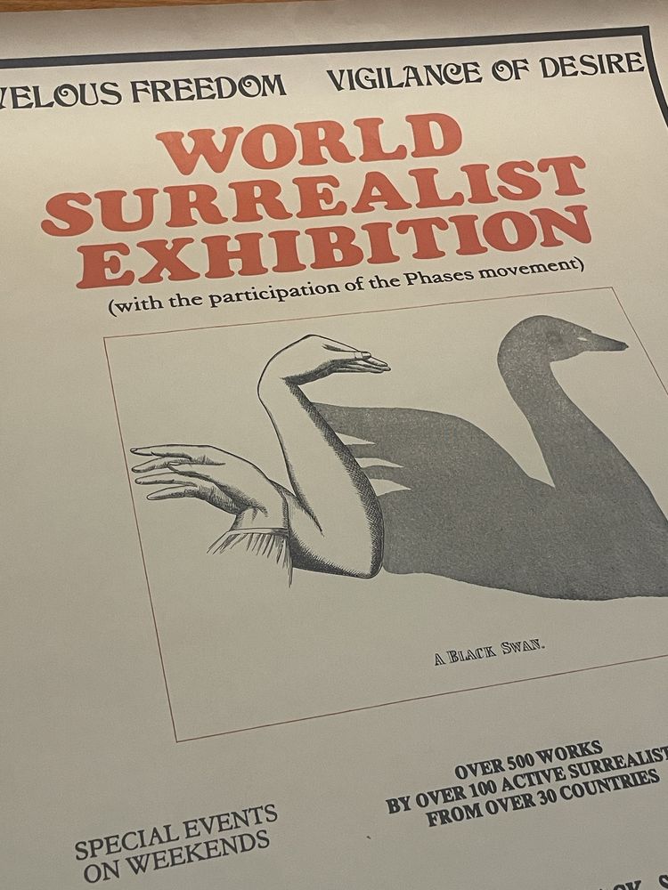 Cartaz World Surrealist Exhibition