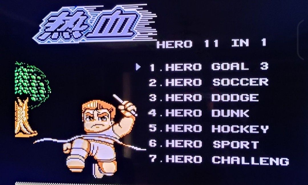 Kunio kun 11 in 1 Pegasus japońska wersja