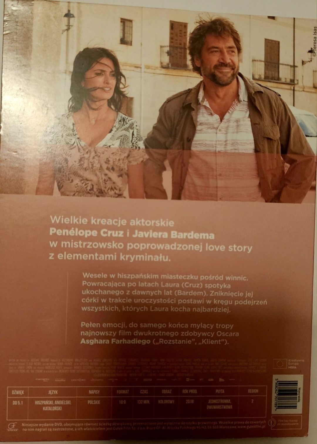 Wszyscy wiedzą film dvd Penelope Cruz Javier Bardem