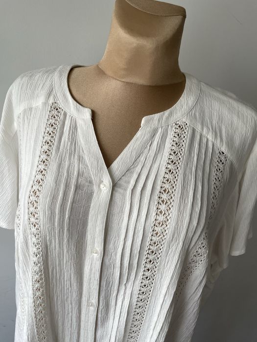 100% wiskoza , nowa bluzka na guziki 52/54