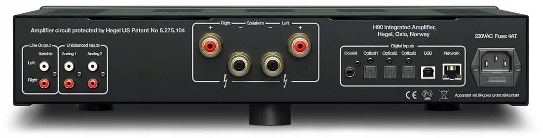 Zadbany wzmacniacz stereo Hegel H90 z DAC USB AirPlay DLNA + pilot