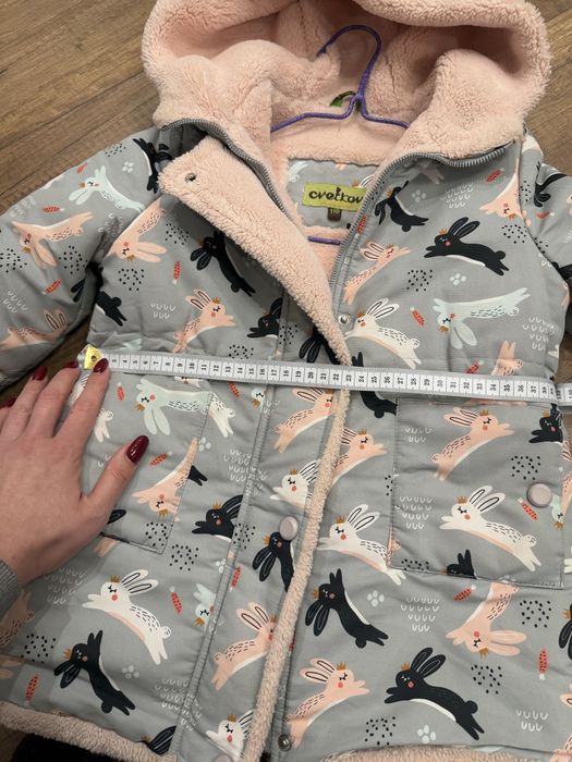 Зимова куртка, шубка для дівчинки, зимова парка