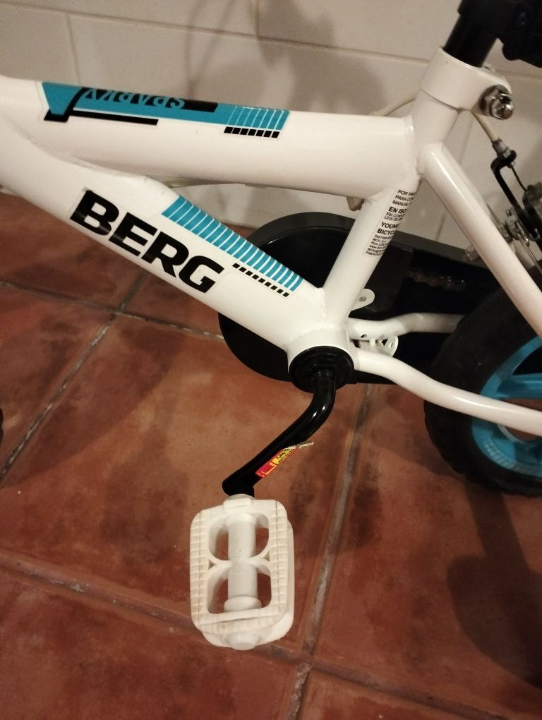 Bicicleta com rodas destacáveis da Berg