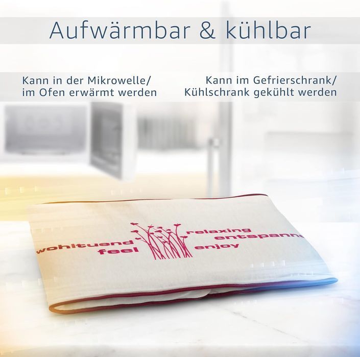 Amago - Poduszka Z Naturalną Mieszanką Zbóż 850G Z Dzianiny 50X20Cm