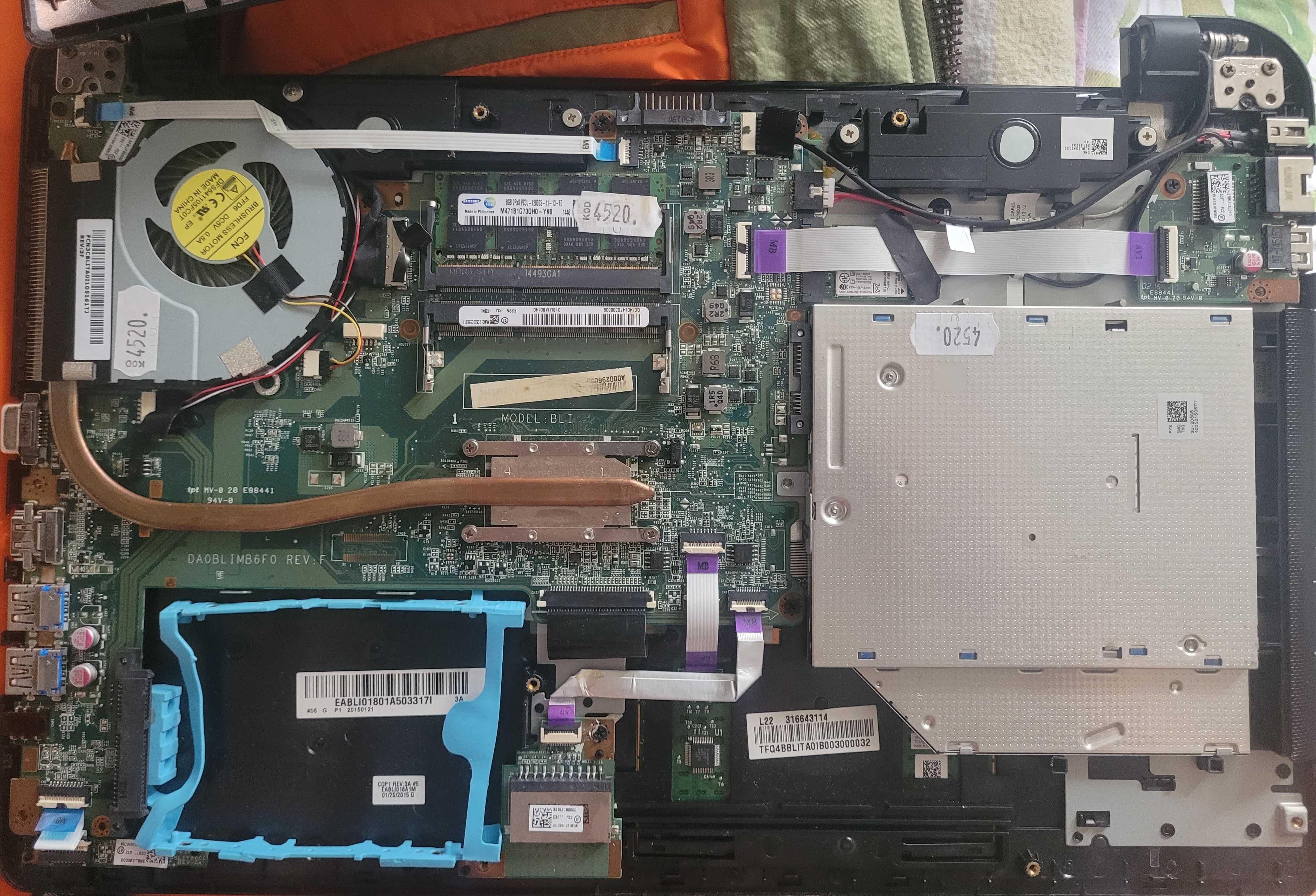 Laptop Toshiba Satellite L50-B Uszkodzony