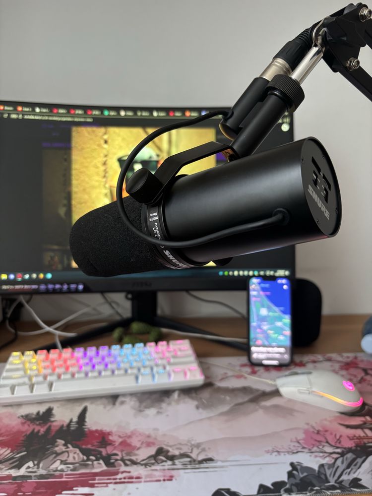 Shure SM7B mikrofon w nowym stanie, paragon