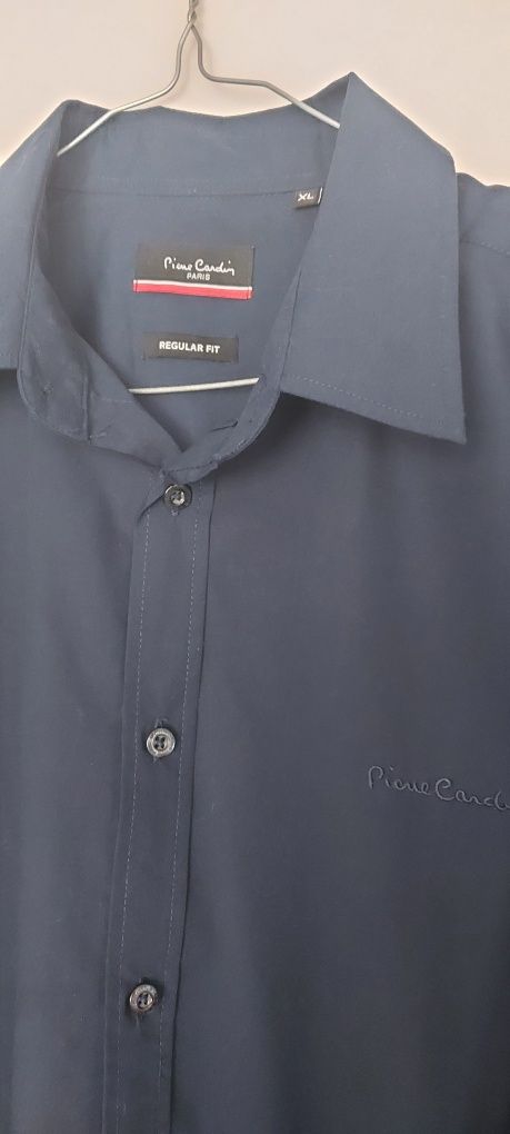 Koszula męska Pierre Cardin XL granatowa