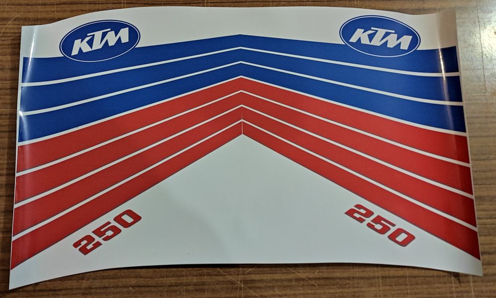 Naklejka do KTM 250 rok 1990