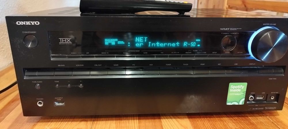 Amplituner Onkyo TX-NR609 – THX, komplet, w pełni sprawny + moduł BT
