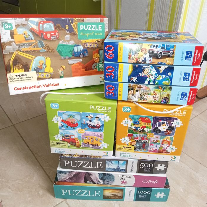 Продам пазлы для  детей