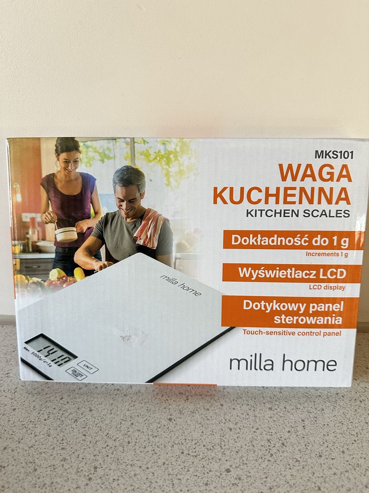 Waga kuchenna nowa z paragonem milla home