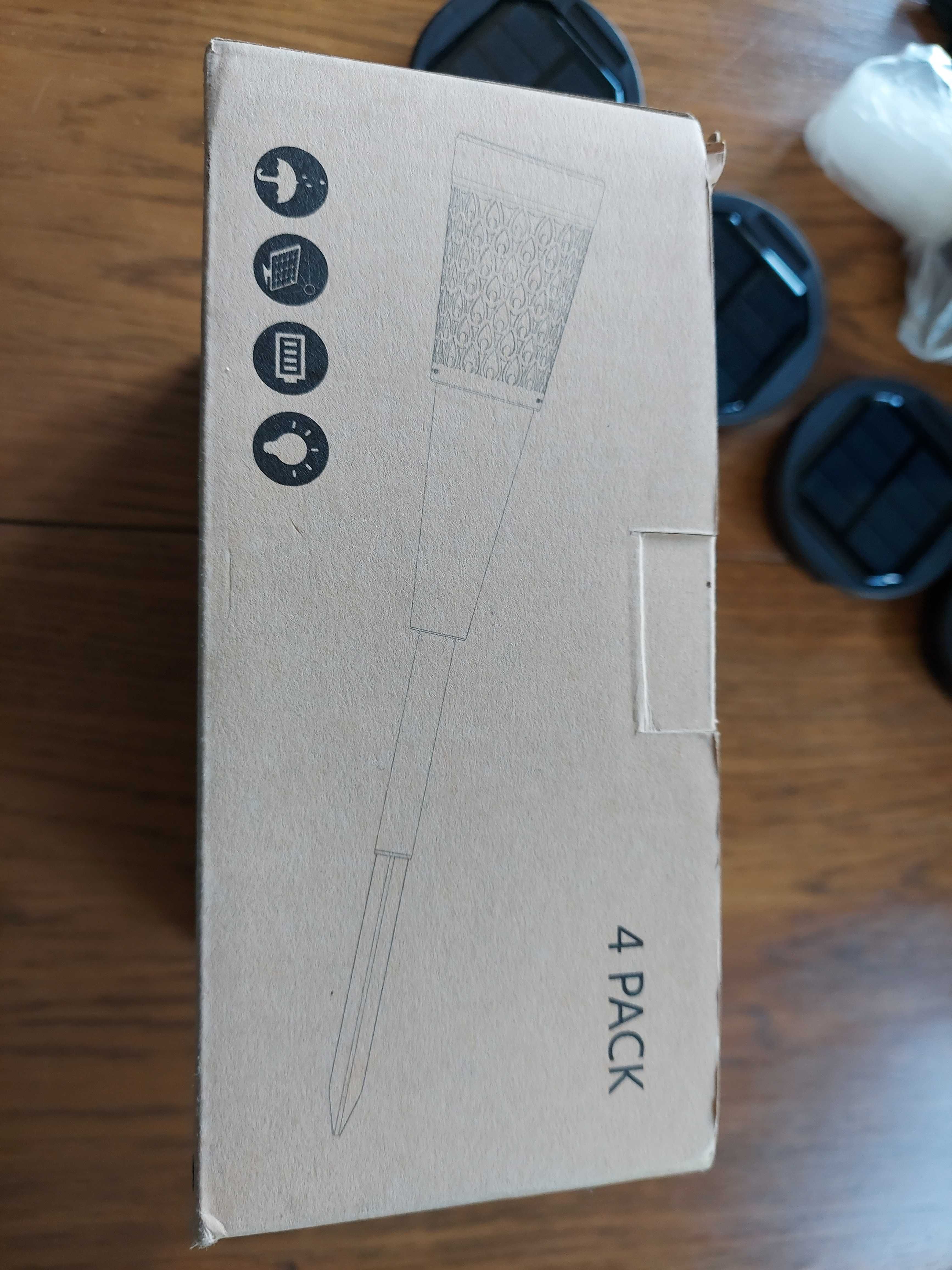 4x lampki solarne do ogrodu